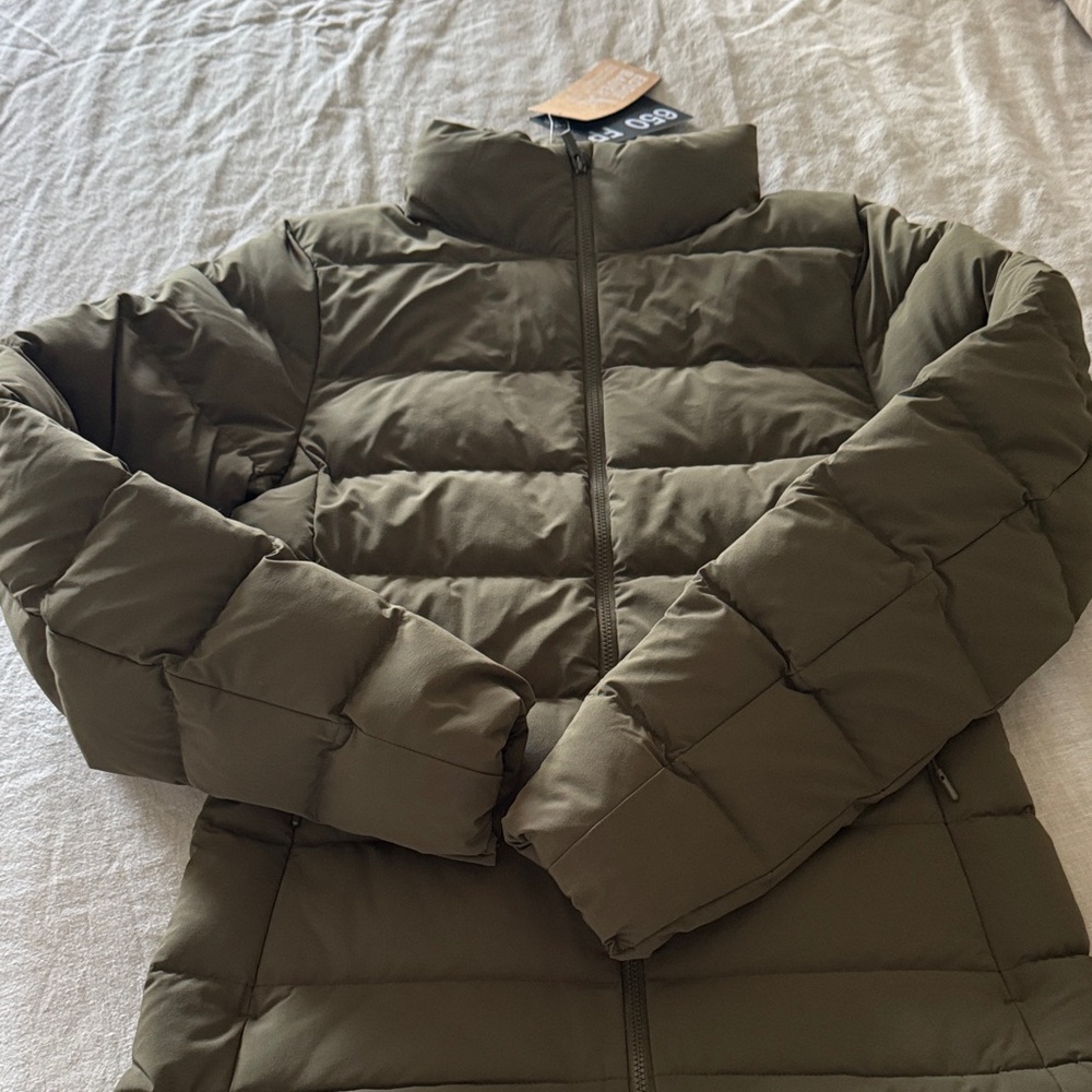 Eddie Bauer Olive Puffer Jacket